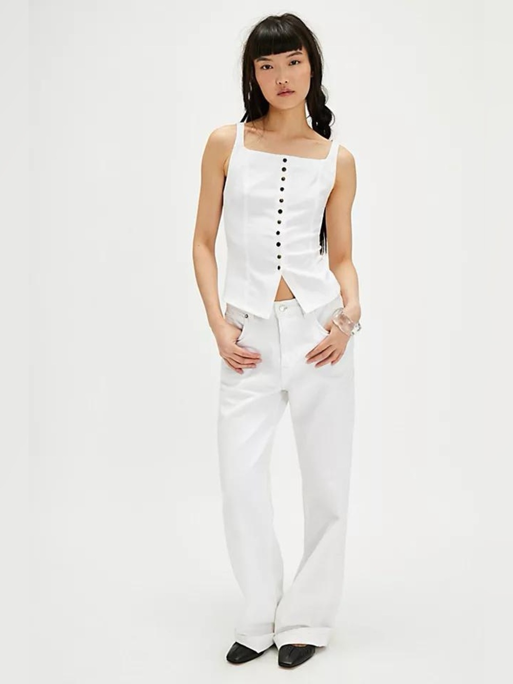 NWT! FP Free People A Moment In Time Vest Sz XL
